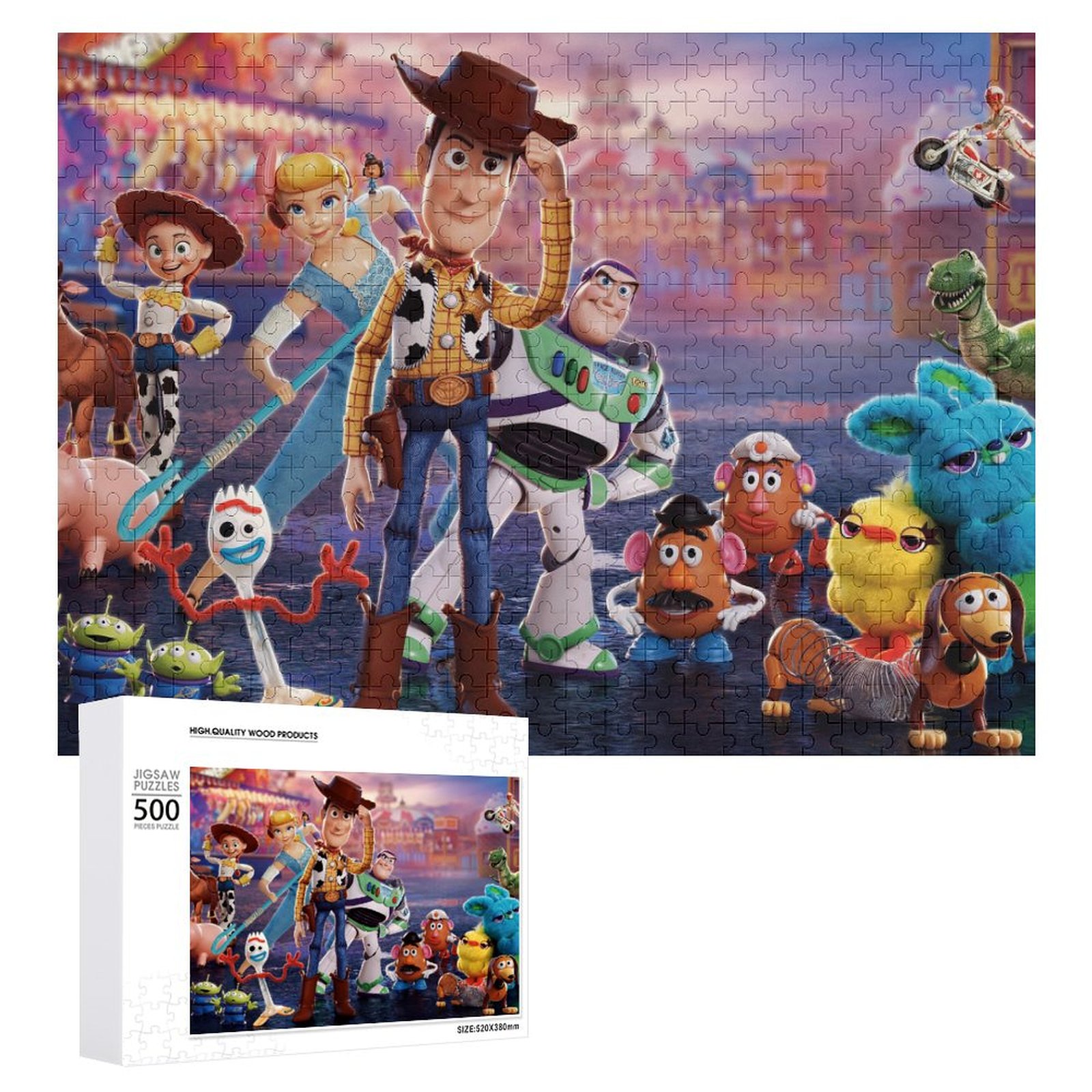 Toy Story Puzzle For Adults \u0026 Kids - 500 PCS Jigsaw Puzzle For Boys Girls Puzzle Enthusiasts